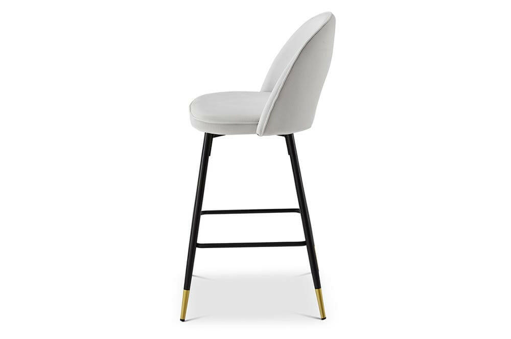 Berkeley Hoxton Bar Stool Light Grey House of Isabella UK