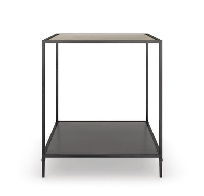 Caracole Living Caracole Smoulder Square End Table House of Isabella UK