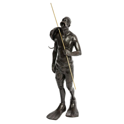 Eccotrading Design London Accessories Bronze Figure Scuba Diver House of Isabella UK