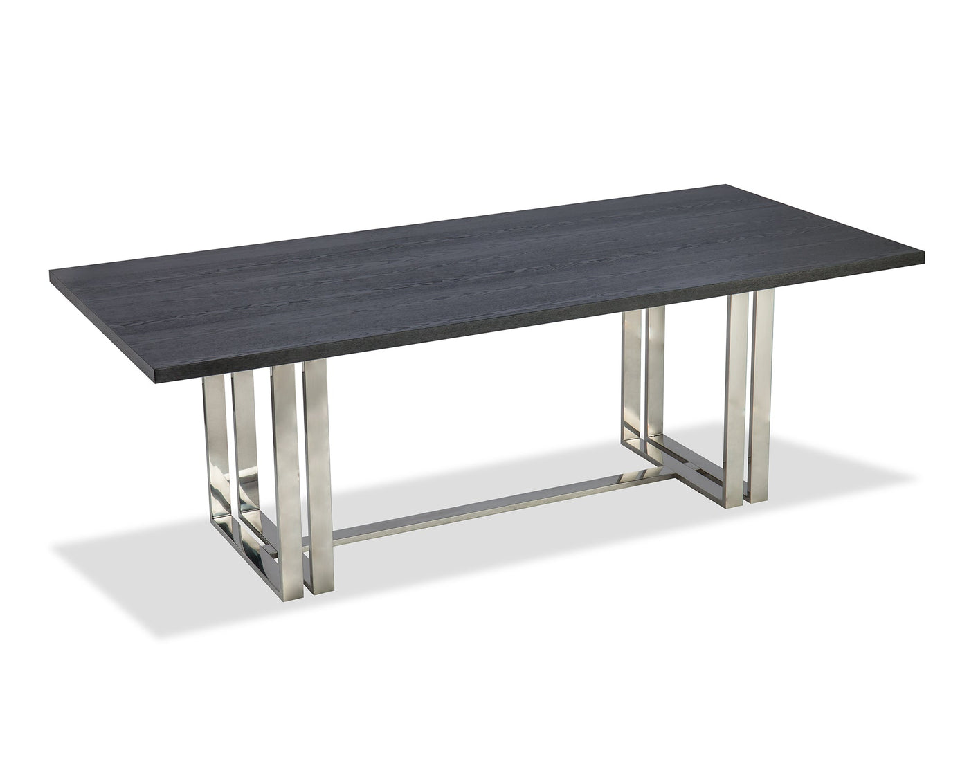 Liang & Eimil Dining Lennox Dining Table - Stainless Steel House of Isabella UK