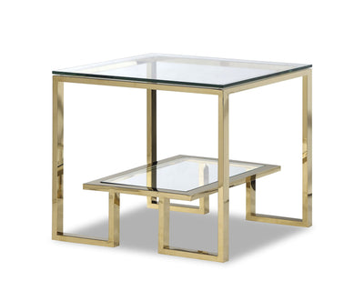 Liang & Eimil Living Mayfair Side Table Polished Brass House of Isabella UK