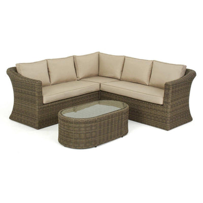 Maze Outdoors Winchester Small Corner Group with Chair House of Isabella UK