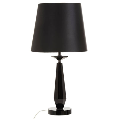 Noosa & Co. Lighting Hexum Black Crystal Table Lamp With Metal Base House of Isabella UK