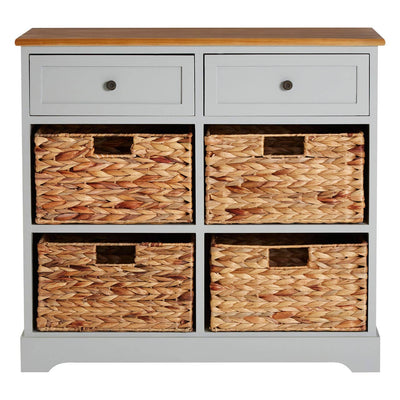 Noosa & Co. Living Vermont Two Drawers Four Baskets Cabinet House of Isabella UK