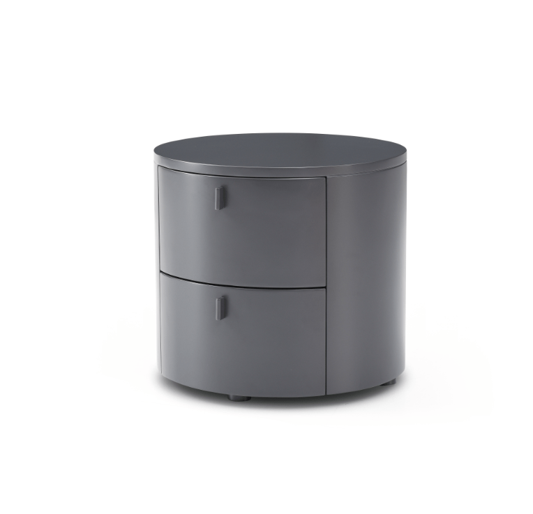 Tommy Franks Sleeping Sims Bedside Table - Matte Anthracite House of Isabella UK