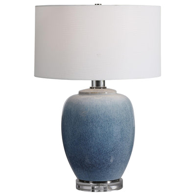 Uttermost Lighting Blue Waters Ceramic Table Lamp House of Isabella UK