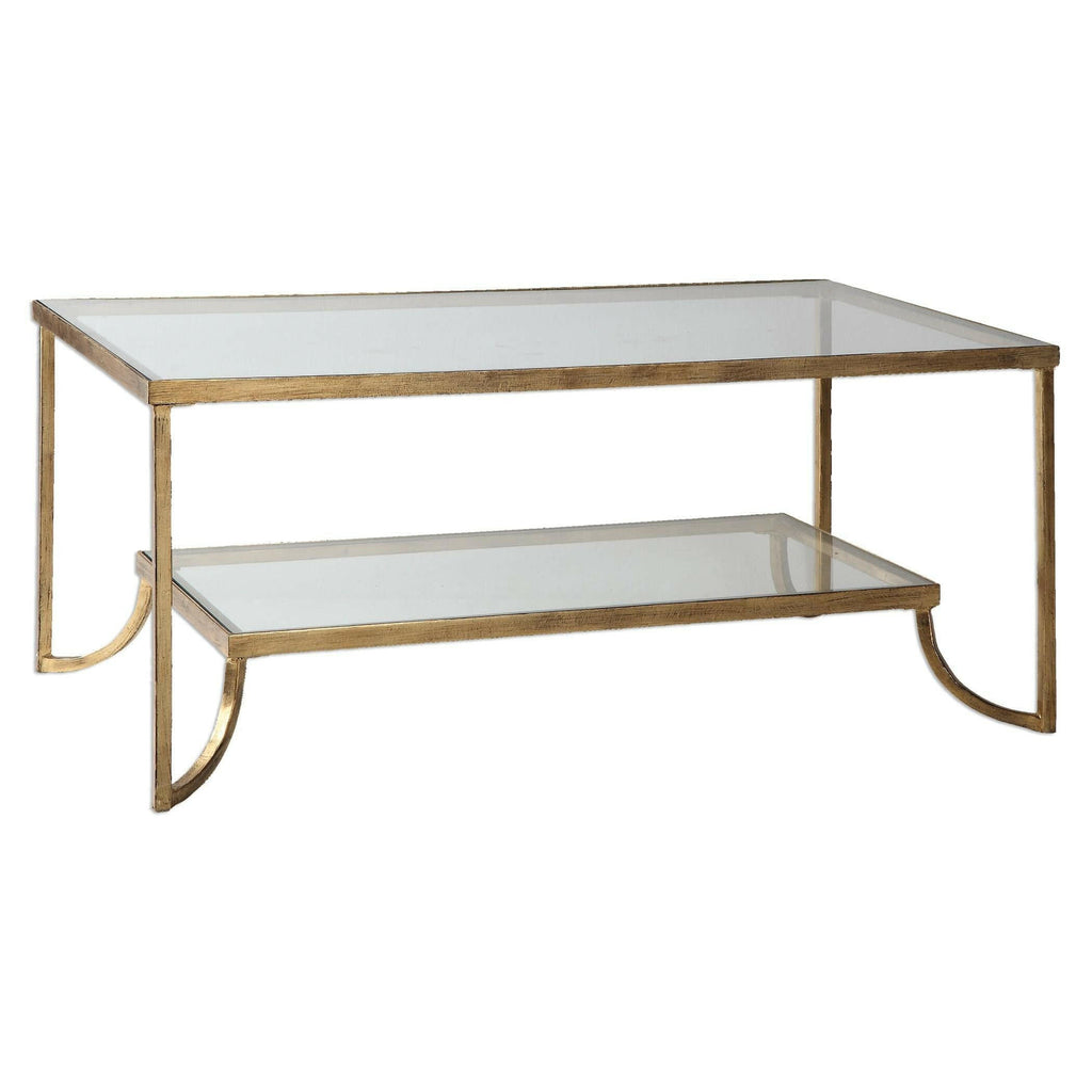 Katina Gold Leaf Coffee Table House of Isabella UK