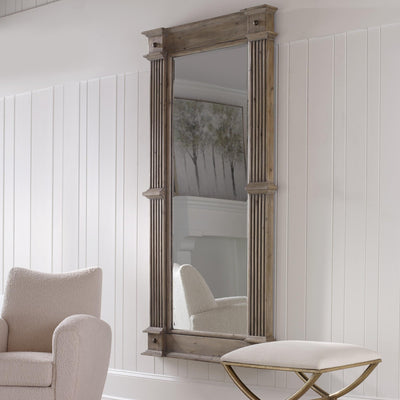 Uttermost Mirrors Mcallister Natural Wood Oversized Mirror House of Isabella UK