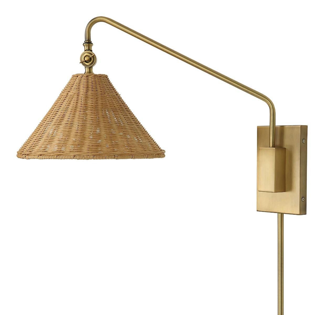 Uttermost Phuvinh 1 Lightrattan Shade Sconce