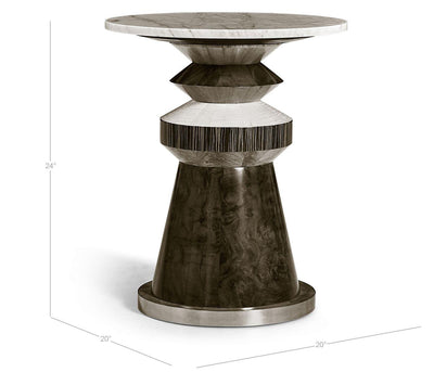 Jonathan Charles Rook Round Accent Table