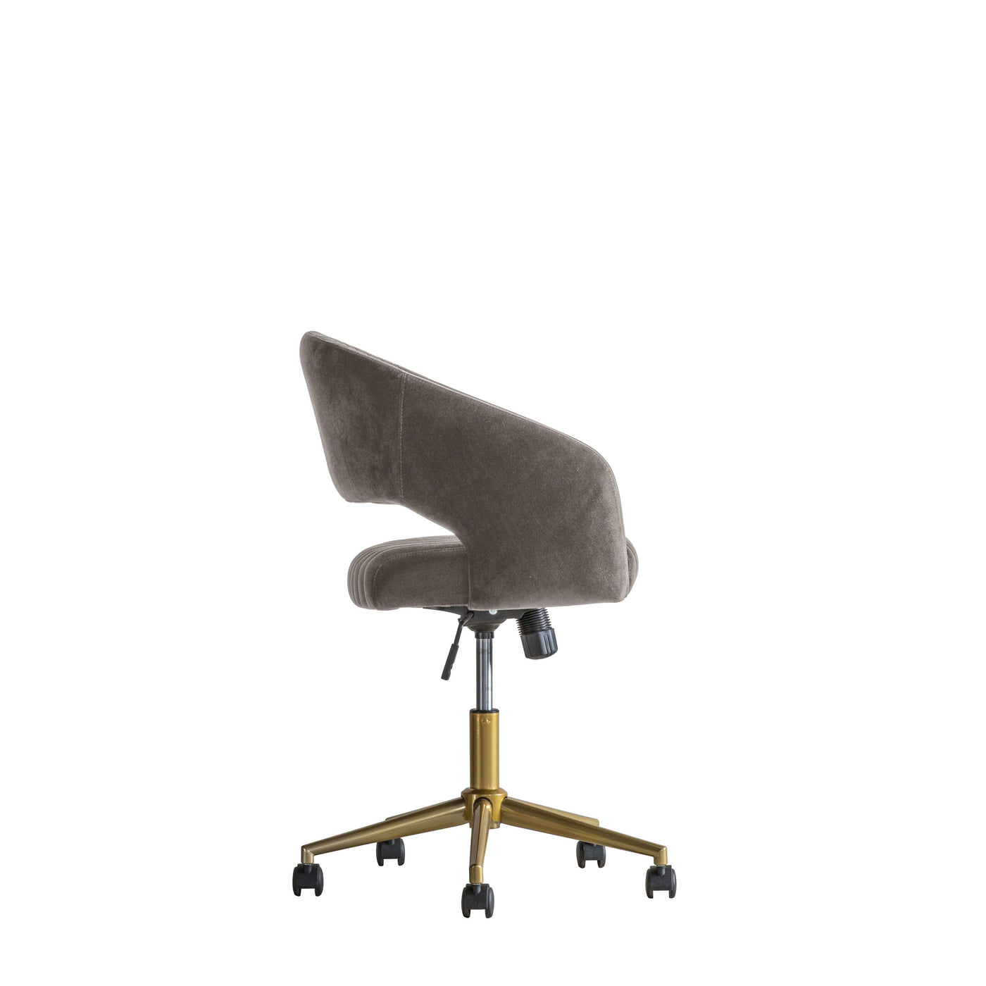 Dunball Swivel Chair Grey Velvet