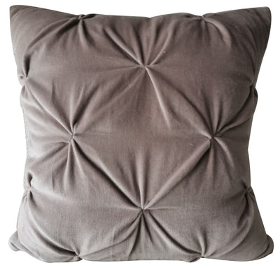 Earolstone Velvet Cushion Neutral