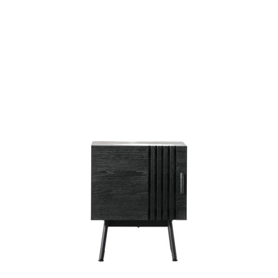 Chivery Side Table Black 450x420x550mm