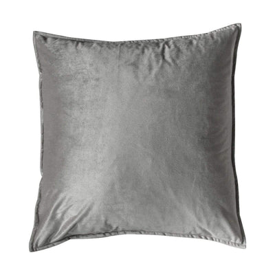 Bodhi Accessories Meto Velvet Oxford Cushion Silver House of Isabella UK