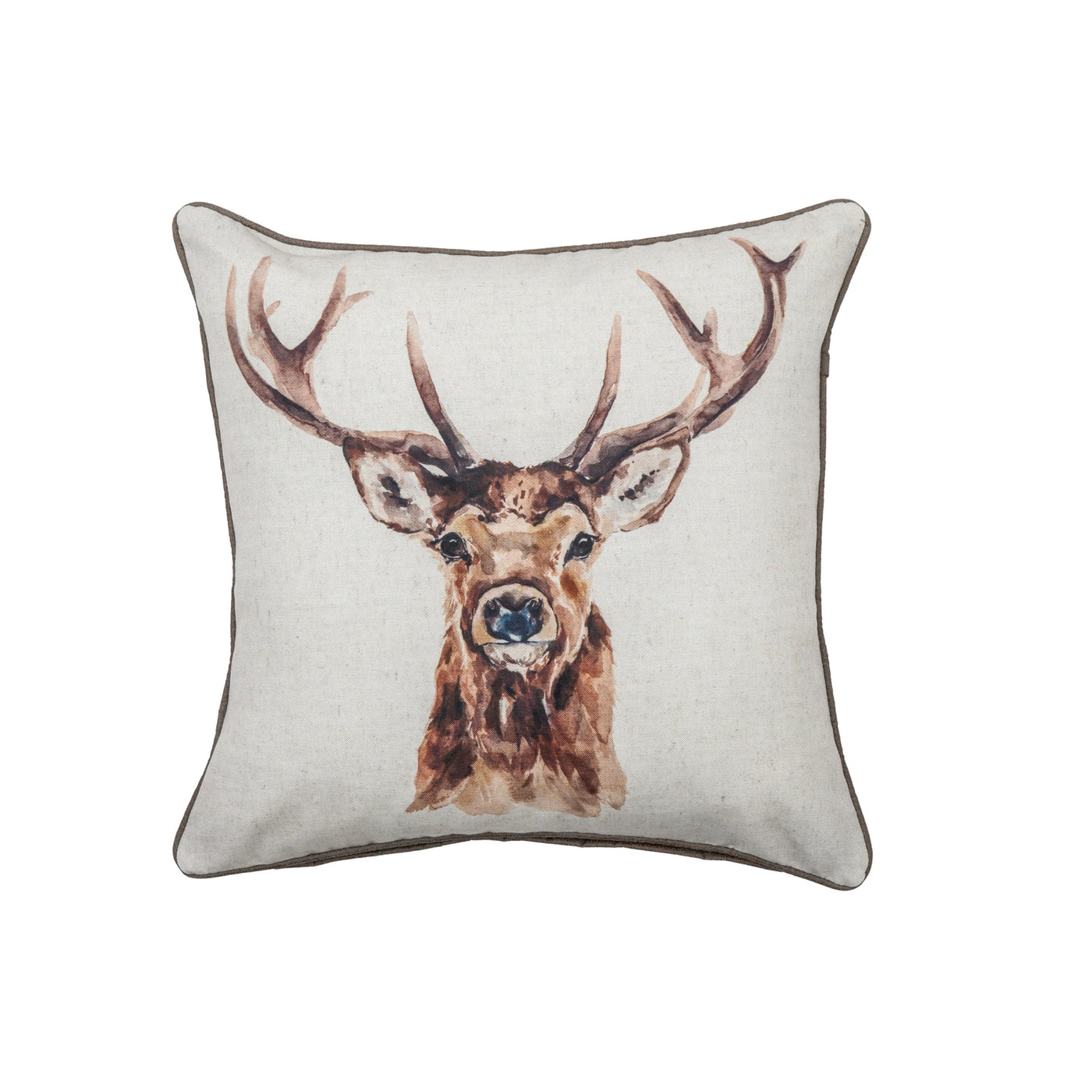 Bodhi Accessories Stag Head Cushion House of Isabella UK