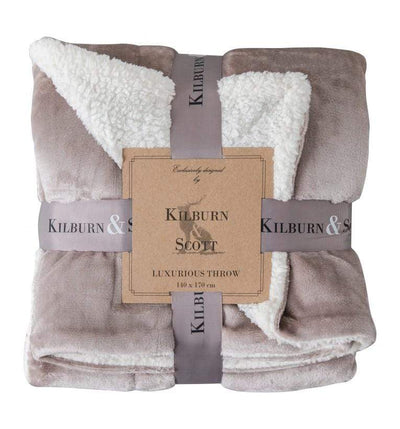 Bodhi Accessories Sterling Sherpa Throw Neutral House of Isabella UK