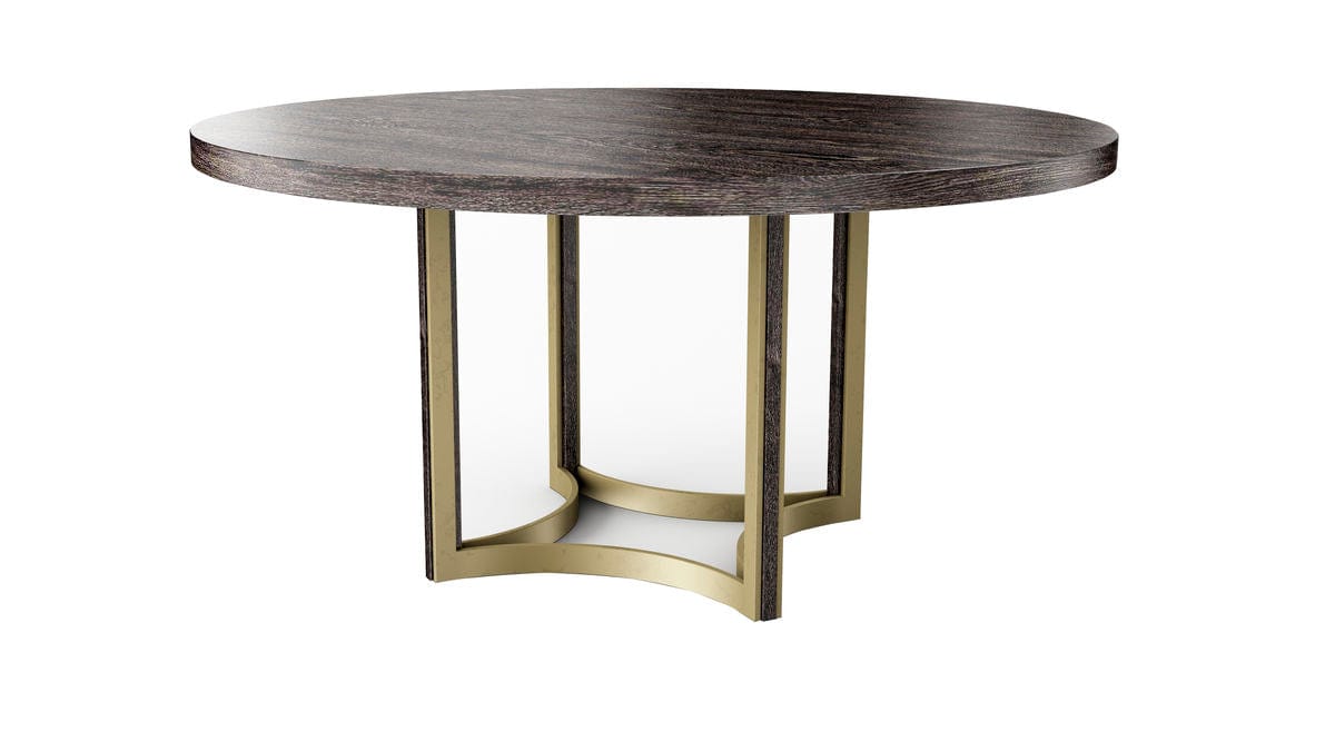 Caracole Dining Remix Cerused Table 56" House of Isabella UK