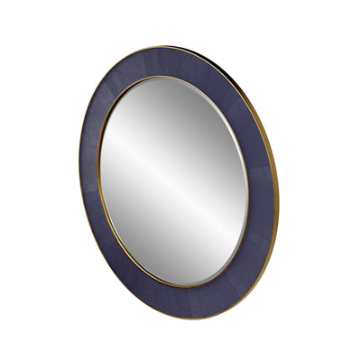 DI Designs Mirrors Willersley Blue Round Mirror House of Isabella UK