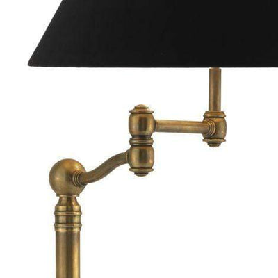 Eichholtz Lighting Floor Lamp Regis Vintage Brass House of Isabella UK