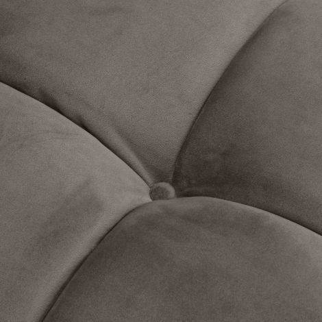 Eichholtz Living Sofa Sienna - Savona Grey Velvet with Brushed Brass Legs House of Isabella UK