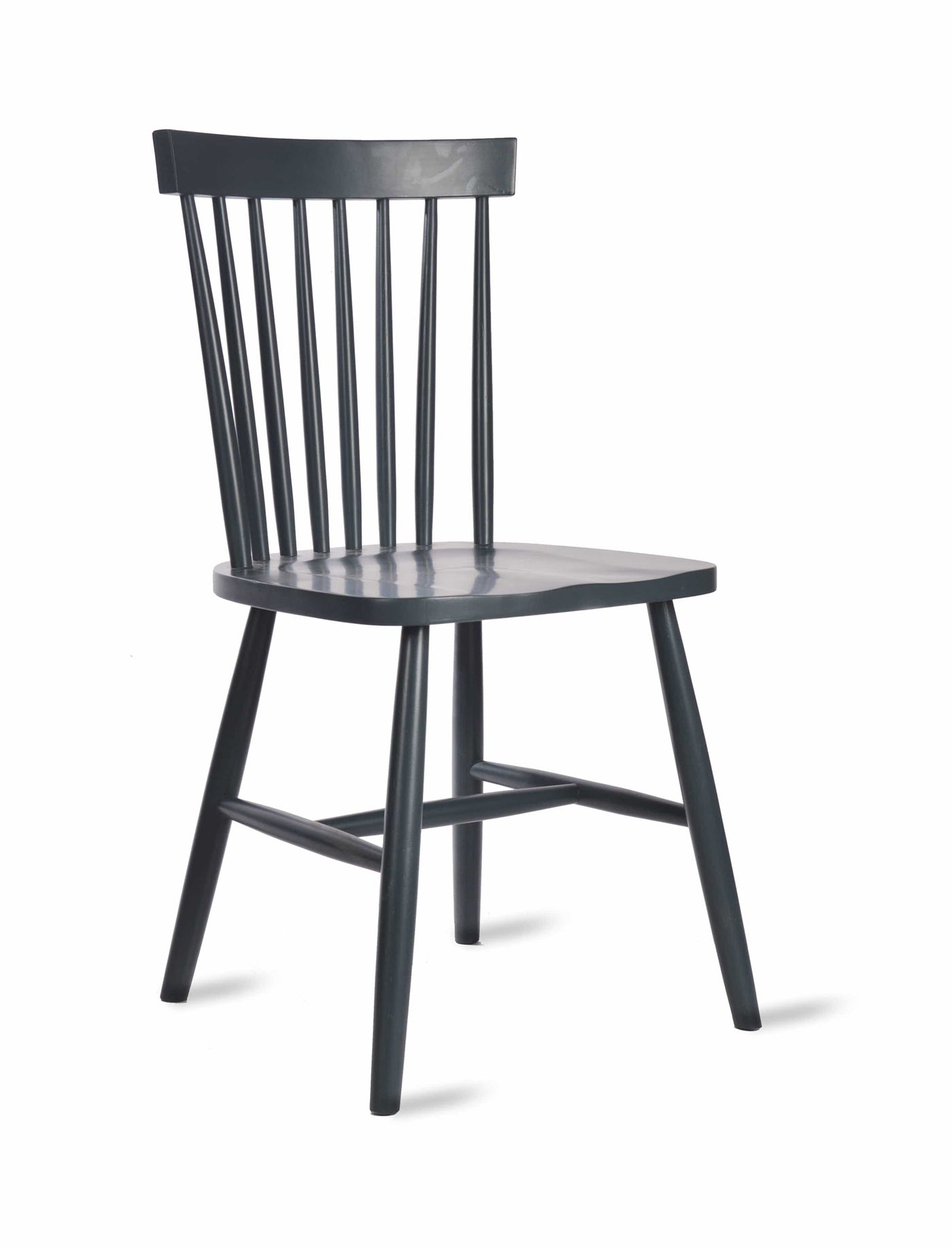 Garden Trading Living Pair of Spindle Back Chairs - Carbon House of Isabella UK