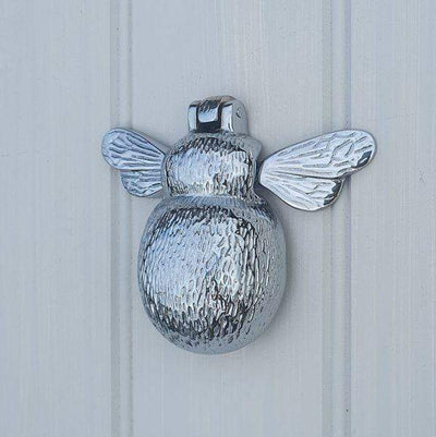 House of Isabella Accessories Chrome Bee Door Knocker House of Isabella UK