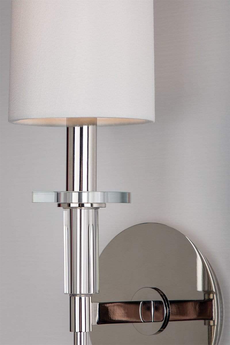 Hudson Valley Lighting Lighting AMHERST Polished Nickel Wall Sconce 1 House of Isabella UK