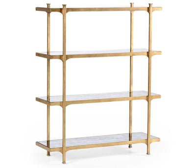 Jonathan Charles Living Jonathan Charles Etagere Contemporary Four-tier - Gilded House of Isabella UK