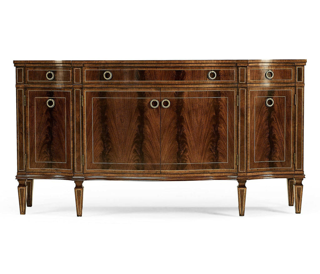 Jonathan Charles Serpentine Sideboard with Four Doors House