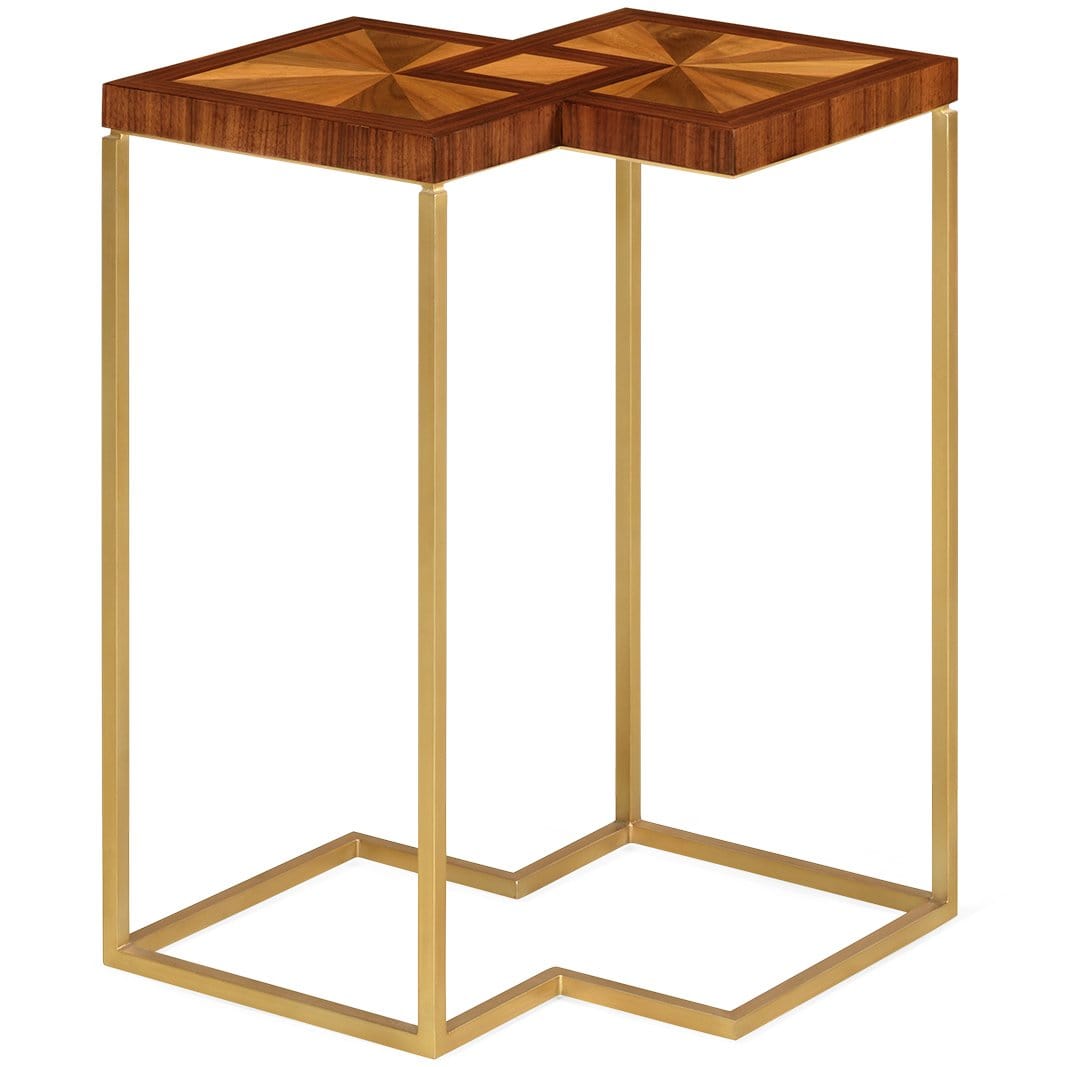 Jonathan Charles Living Jonathan Charles Side Table Double Diamond Bookmatched House of Isabella UK