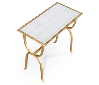 Jonathan Charles Living Jonathan Charles Side Table Horseshoe with Removable Tray Top - Gilded House of Isabella UK
