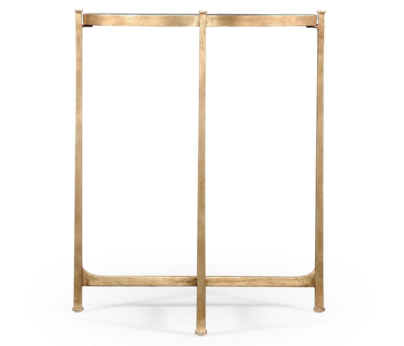 Jonathan Charles Living Jonathan Charles Small Demilune Console Table Contemporary - Gilded House of Isabella UK