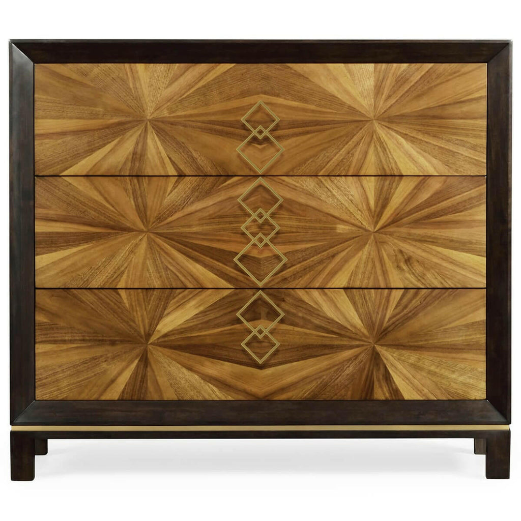 Jonathan Charles Chest of Drawers Walnut Bookmatched House of Isabella UK