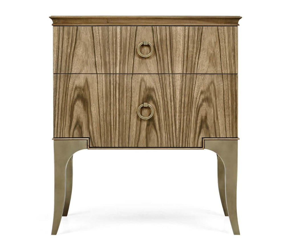 Jonathan Charles Golden Amber Bedside Table House of Isabella UK