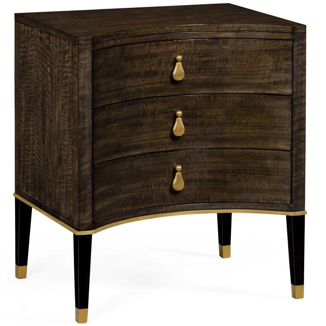 Jonathan Charles Sleeping Jonathan Charles Small Chest of Drawers in Coffee Bean Eucalyptus House of Isabella UK