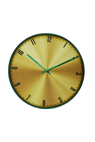 Light & Living Accessories Clock Ø53 cm IPERA green-gold House of Isabella UK