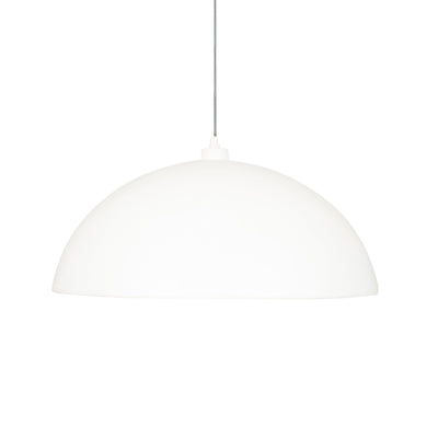 Pacific Lifestyle Lighting Anders Matt Cream and Silver Leaf Dome Pendant House of Isabella UK