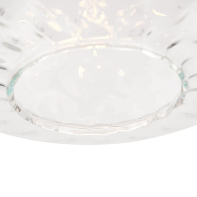 Pacific Lifestyle Lighting Azores Clear Textured Glass Oval Pendant House of Isabella UK