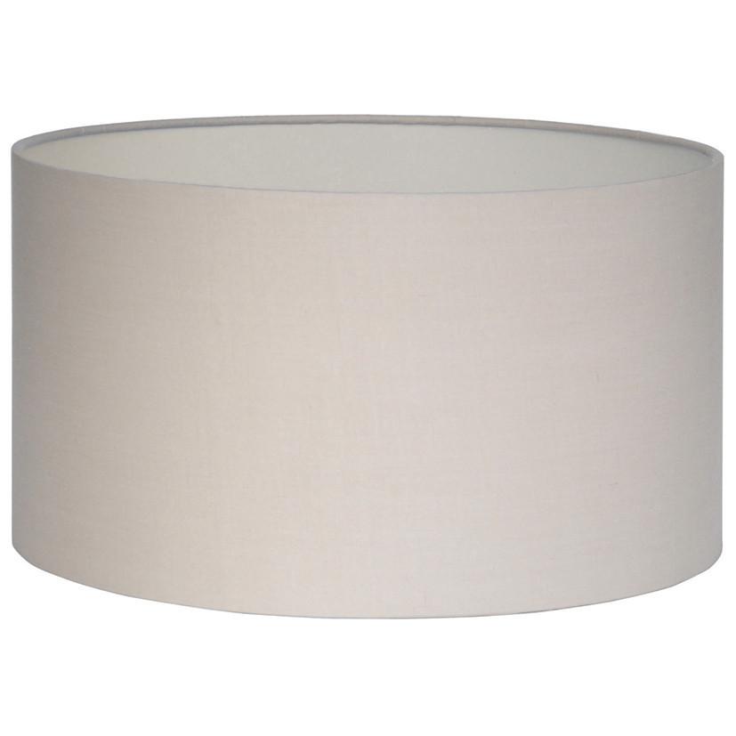 Pacific Lifestyle Lighting Harry 40cm Taupe Poly Cotton Cylinder Drum Shade House of Isabella UK