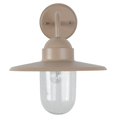 Pacific Lifestyle Lighting Lilium Taupe Metal and Glass Fisherman Wall Light House of Isabella UK