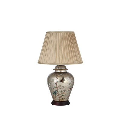 Pacific Lifestyle Lighting Papilion Hand Painted Butterfly Ceramic Table Lamp House of Isabella UK