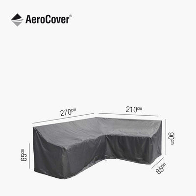 Pacific Lifestyle Outdoors Lounge Set Aerocover Long Right 270x210x85x65x90cm House of Isabella UK
