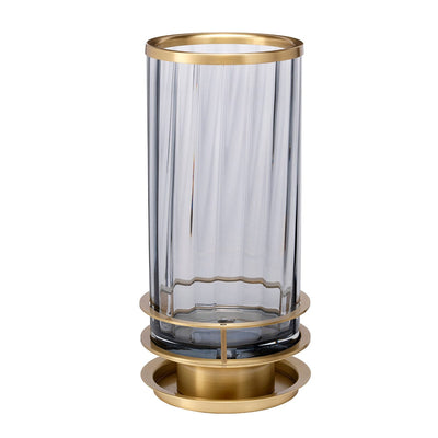 Quintessentiale Lighting Arno Table Lamp - Smoke - Aged Brass House of Isabella UK