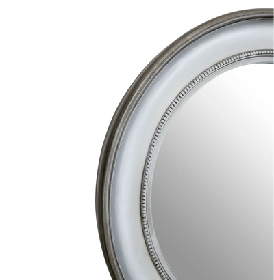 Mirrored Glass Round Wall Mirror - House of Isabella UK
