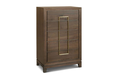 Berkeley London Designs Living Lucca Tall Chest in Walnut House of Isabella UK