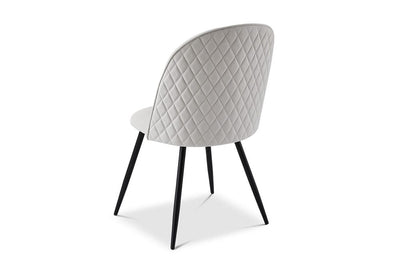 Berkeley London Designs Living Soho Dining Chair Cream (Set of 2) House of Isabella UK