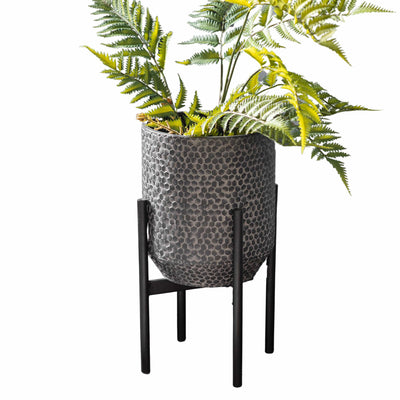 Bodhi Accessories Angerton Metal Planter Black Small House of Isabella UK