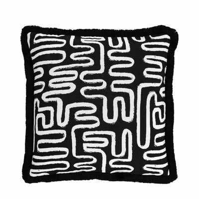 Bodhi Accessories Annecy Black Cushion Cover House of Isabella UK