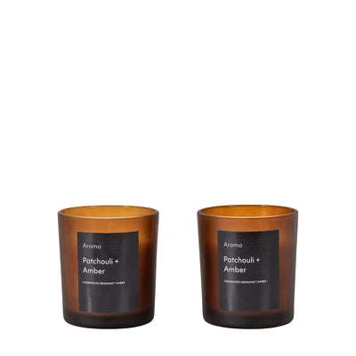 Bodhi Accessories Ashby Votive Patchouli and Amber - Small 2 Pack House of Isabella UK