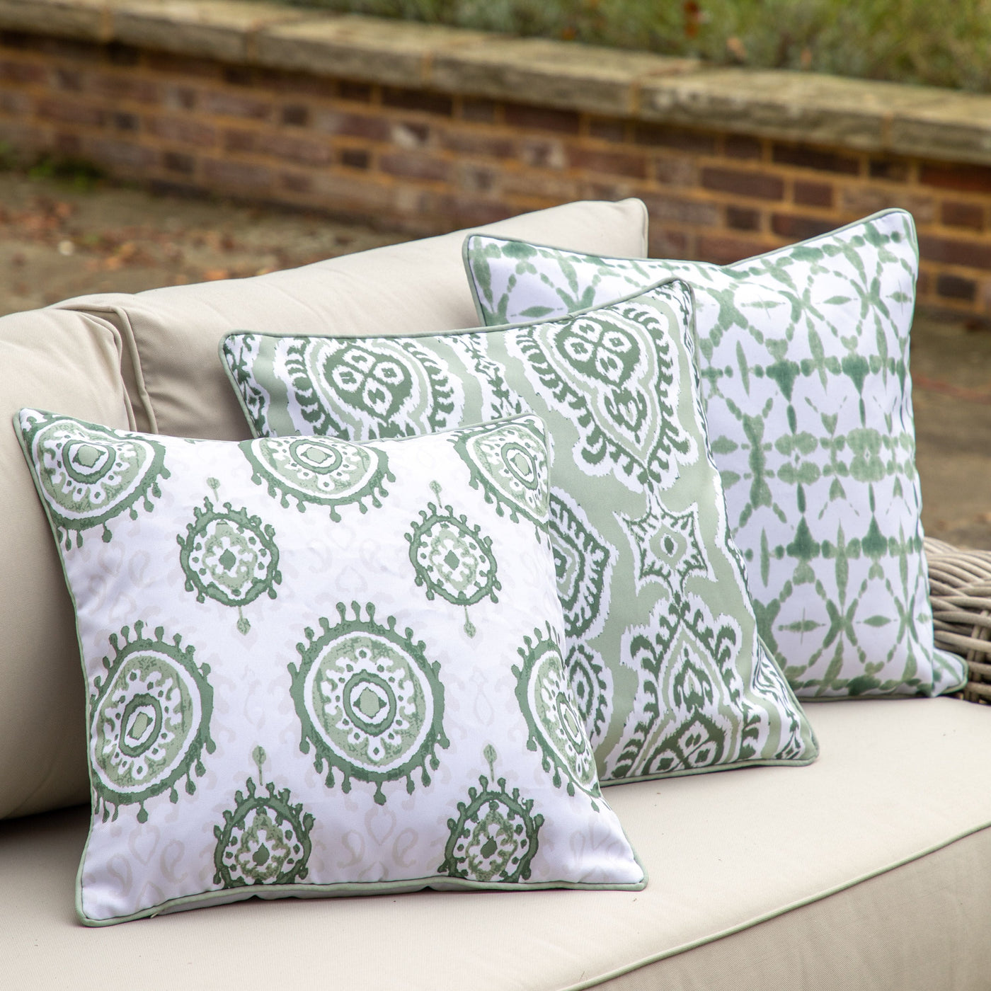 Bodhi Accessories Astwood Cushion Cover Sage House of Isabella UK